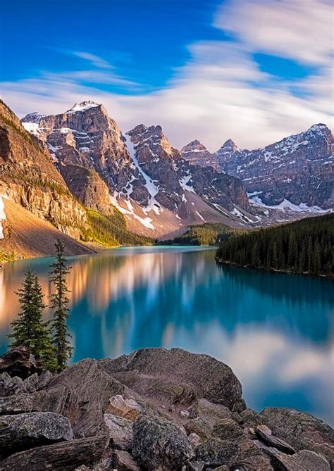 Moraine Lake By Sherwin Calaluan Alberta Canada Iphone Black
