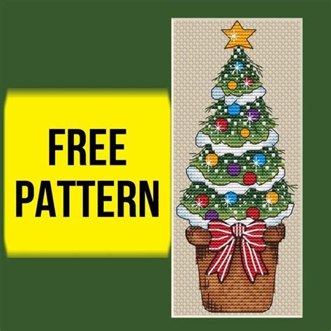 christmas tree free cross stitch pattern xmas download holiday cross stitch patterns