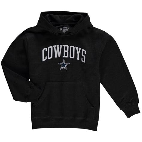 Youth Dallas Cowboys Charcoal Hudson Pullover Hoodie