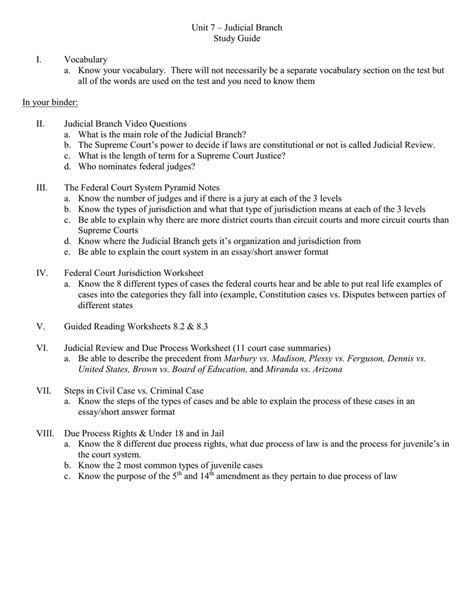 The judicial branch is one of three independent parts of the us government, and is responsible for the federal court system. Judicial branch worksheets