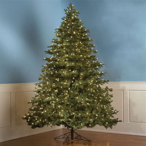 The Worlds Best Prelit Christmas Tree 16 Foot Hammacher Schlemmer