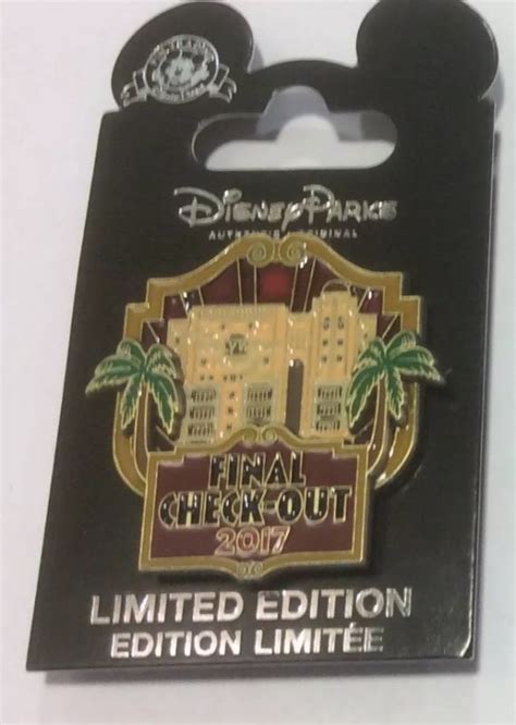 Surprise Final Check Out Tower Of Terror Pins Disney