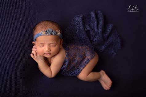 13 Days Newborn Baby Girl Professional Photoshoot In Pune By Edita Paluri