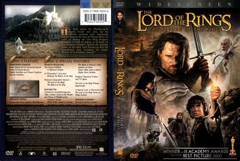 The first part, the fellowship of the ring, told how gandal. lord of the rings - return of the king - Movie DVD Scanned ...