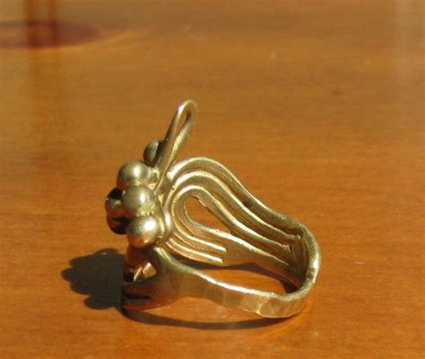 Vintage Modernist Brass Ring From Whimsicalvintage On Ruby Lane