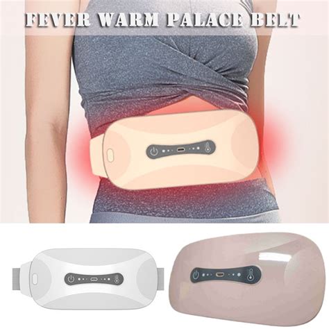 Warm Palace Belt Electric Heating Uterus Menstrual Stomachache Waist Pain Massager Hot Compress