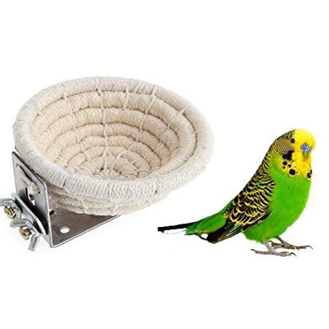 Handmade Cotton Rope Bird Breeding Nest Bed For Budgie Parakeet