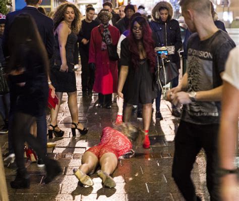 New Years Eve Parties Are Britains Drunkest Yet Pics Show Carnage On
