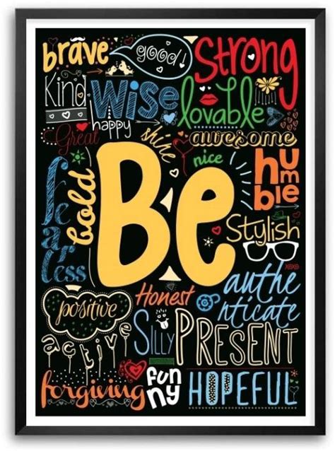 I was obsessed with my buddy list! Lab No.4 Be Motivational & inspirational Quotes in Collage Typography Framed Poster Paper Print ...