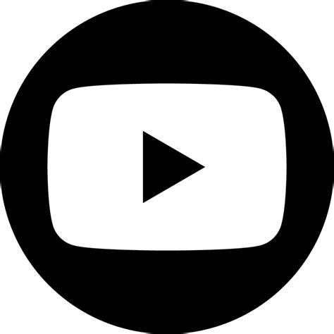 Download High Quality you tube logo round Transparent PNG Images - Art