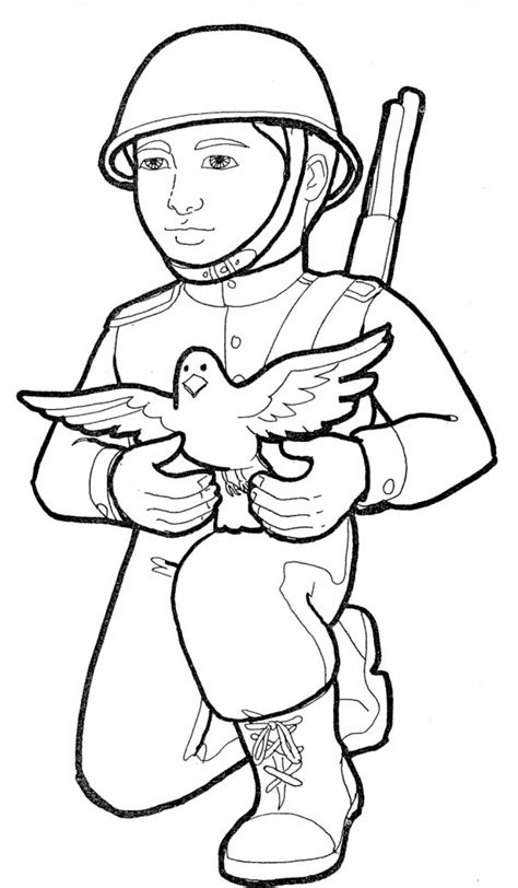 Dibujos de soldados para descargar, imprimir y colorear | Colorear imágenes