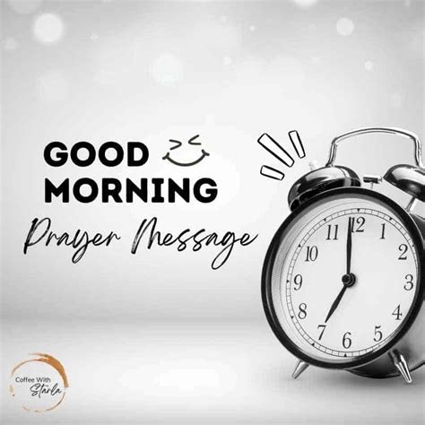 7 Good Morning Prayer Message Coffee With Starla