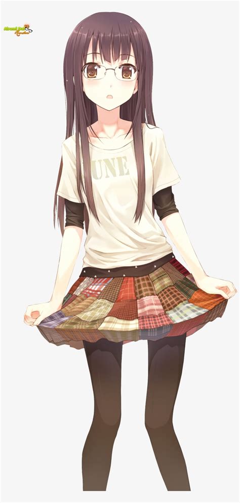 Heart Cute Anime Girl Skirt Png Image Transparent Png Free Download