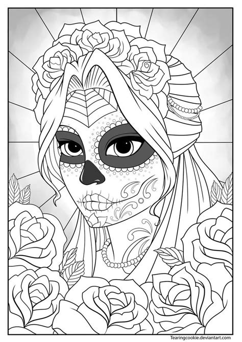 Zombie coloring page with images cute coloring pages. Sugar Skull Pin Up Drawing at GetDrawings | Free download