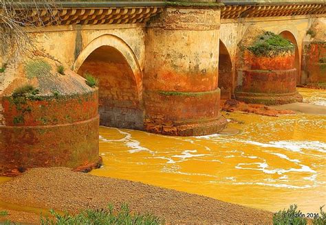 Rio Tinto Iron Colored River Rio Andalusia Andalusia Spain