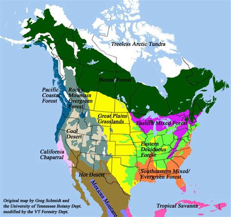 27 North America Biomes Map Online Map Around The World