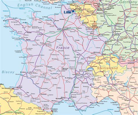 Western France Map