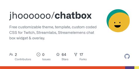 Github Jhoooooochatbox Free Customizable Theme Template Custom