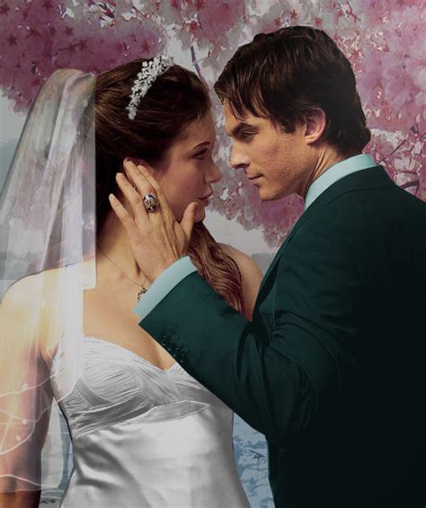 Vampire Diaries Season 5 Elena And Damon Wedding