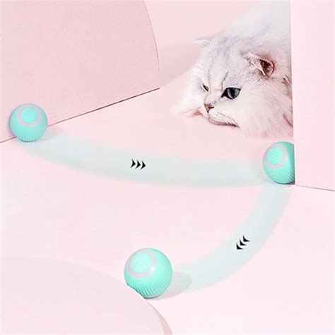 Smart Cat Toys Automatic Rolling Ball Electric Cat Toys Interactive For Cats Training Self
