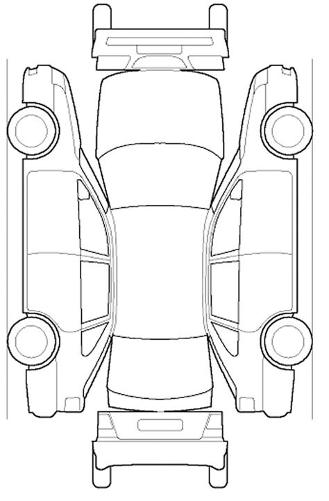 Blank Car Body Diagram Sheet