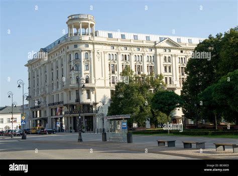 Bristol Hotel Warsaw Poland Stock Photo Alamy