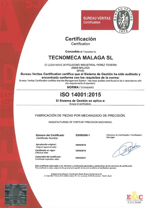 Certificaciones Iso