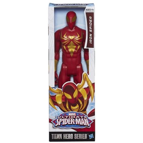 Marvel Ultimate Spider Man Titan Hero Series Iron Spider Action Figure 12 Inch