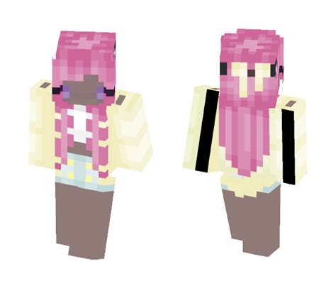 Download Chibi Pink Hair Girl Im Back Minecraft Skin For Free
