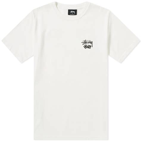 Stussy Dice Pigment Dyed Tee Natural End