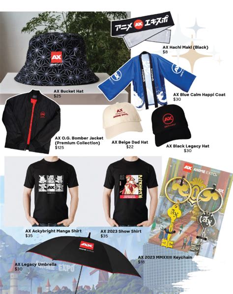 Official Ax Merchandise Anime Expo