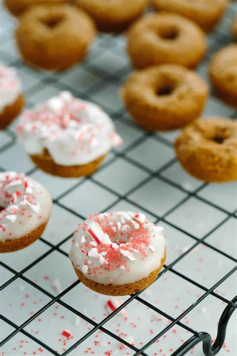 Gingerbread Donuts With Peppermint Glaze Jessica Gavin