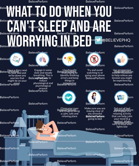 What To Do When You Cant Sleep Are Worrying In Bed Believeperform The Uks Leading Sports
