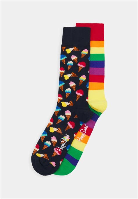 Happy Socks Pride And Ice 2 Pack Calze Multi Colouredmulticolore