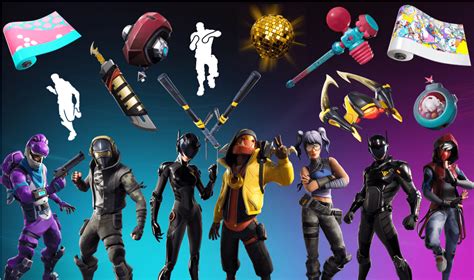 Names And Rarities Of All Fortnite Season X Item Shop Leaked Skins Pickaxes Emotesdances