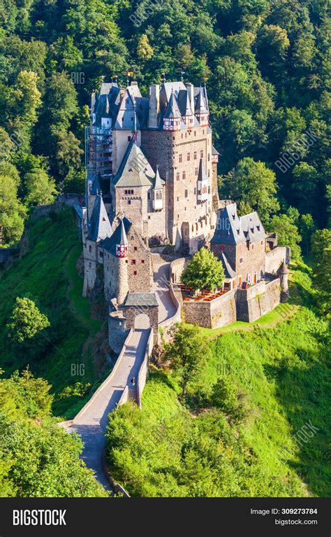 Eltz Castle Or Burg Eltz Is A Medieval Castle In The Hills Above The
