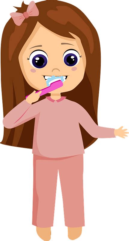 Brush Teeth Clipart Girl Scouts