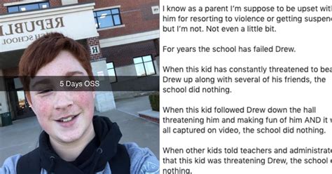 Mom Explains Why She S Not Mad At Son For Getting Suspended From Babe For Beating Up His Bully