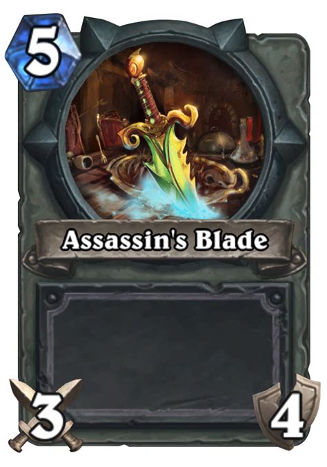 Assassin's Blade - Hearthstone Card - Hearthstone Top Decks