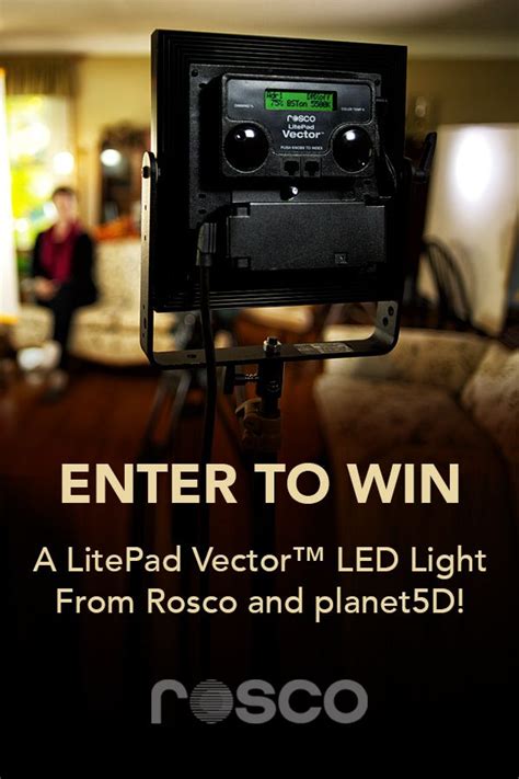 Enter To Win A Litepad Vector Led Light From Rosco Contests