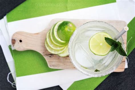 Place mint leaves and lime juice in a glass and muddle them together. Mojito Limeade - One Sweet Appetite | Limeade, Mojito ...