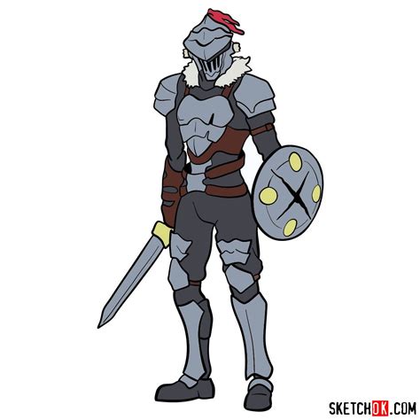 How To Draw Goblin Slayer Sketchok Easy Drawing Guides
