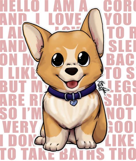 For the first few steps, don't press down too hard with your pencil. Browsing deviantART | Cute dog drawing, Corgi drawing ...