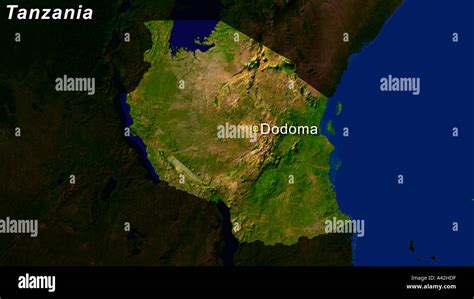 Map Tanzania High Resolution Stock Photography And Images Alamy