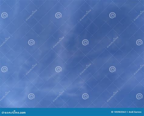 Blurry Blue Sky For Background Stock Image Image Of White Outdoor
