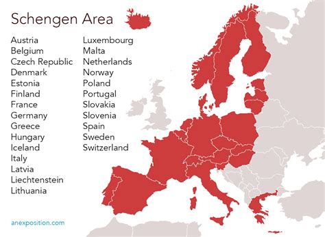 List Schengen Countries You Can Visit With Schengen Visa Ez Pass