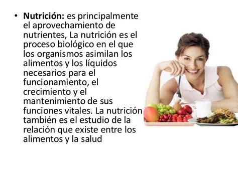 Alimentacion Vs Nutricion