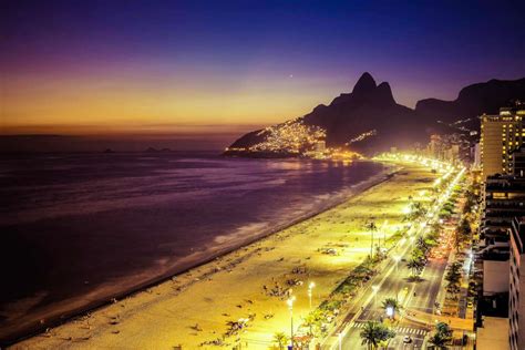 Stadtteil Und Strand Ipanema In Rio De Janeiro Brasilien Franks