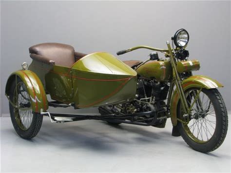 Return to main sidecar gallery. Harley Davidson 1927 Model 27JD 1200 cc 2 cyl ioe ...