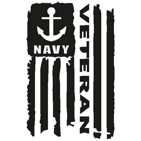 Navy Veteran Flag Svg Etsy